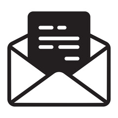 mail glyph icon