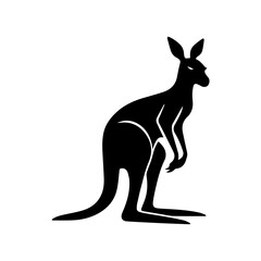 kangaroo vector silhouette