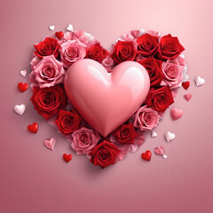 Beautiful background, Valentine's Day card, gentle, stylish background