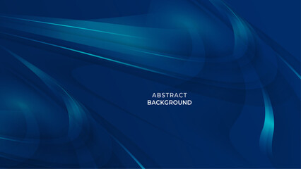 Abstract deep blue background vector - obrazy, fototapety, plakaty