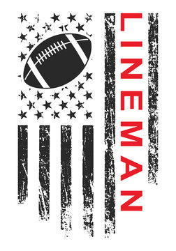 American Football Lineman PNG
