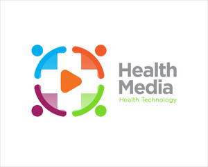 environment health medical service and people health logo designs