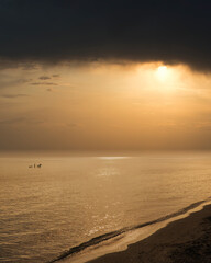 sunset over the sea, Grado, Italy