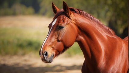 Fototapeta premium portrait of a horse