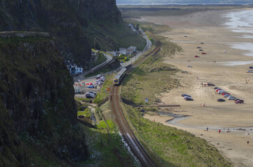 Railways in Northern Ireland: Downhill, County Londonderry, Northern Ireland, United Kingdom 