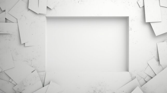 Photo frame portrait in white background