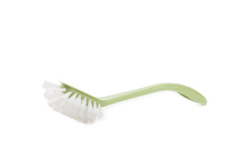 Cleaning brush isolated on white background. Convenient equipment for cleaning the house. Brush for...