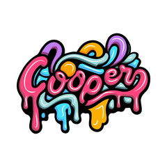 graffiti name lettering typography art illustration