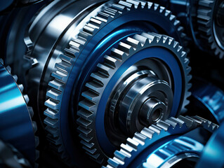 Technology machine engine steel machinery gear transmission background mechanical industrial metallic equipment power
