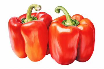 Food sweet bell white vegetarian ingredient fresh background healthy pepper paprika vegetable background red