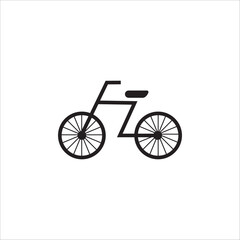 Fototapeta na wymiar Bicycle, Cycling, Icon, Editable Stroke, Symbol. Bike. Icon for design. Easily editable stock illustration