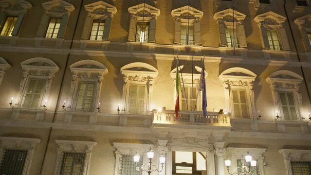 The building of Senate of Italian republic in Rome 