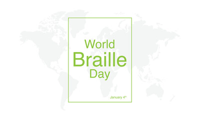 World braille day, World Braille Day on January 4th, World Braille Day international holiday, World Braille Day, Important Day