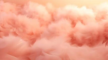 Peach fuzz colour petals background. Trendy colour for 2024 year.