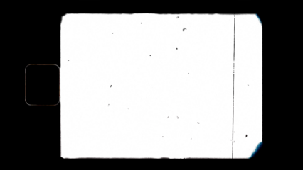 blank or empty super 8 film filmgrain dust and scratches. Opacity or screen mode usage for overlay
