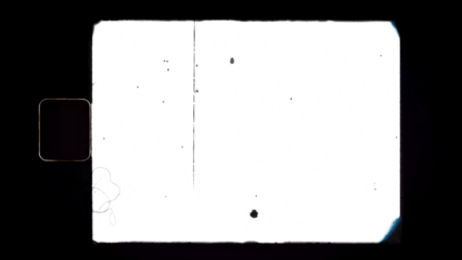 blank or empty super 8 film filmgrain dust and scratches. Opacity or screen mode usage for overlay