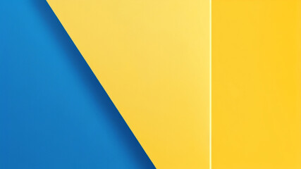 3D-Banner-Hintergrundgrafik in leuchtendem Blau-Orange-Gelb mit scharfem Pinselstrich-Hintergrunddesign in Schiefergrau, Königsblau und heller Koralle - obrazy, fototapety, plakaty
