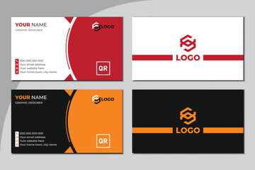 modern and clean professional business card template