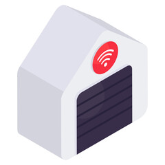 Premium download icon of smart garage 