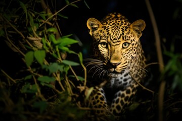 Leopard in the wild suitable for nature and wildlife industry
