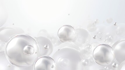 bubbles in a glass - obrazy, fototapety, plakaty