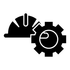 construction glyph icon