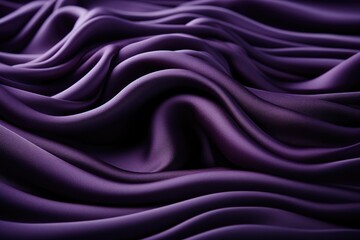 Luxurious Purple Silk Fabric Draped Elegantly