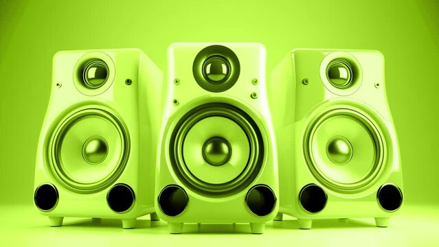 Vintage and retro speakers and audio soundsystems