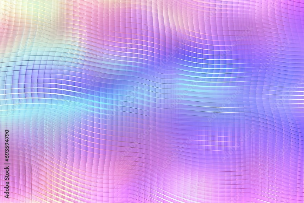 Poster holography iridescent colorful background with lines