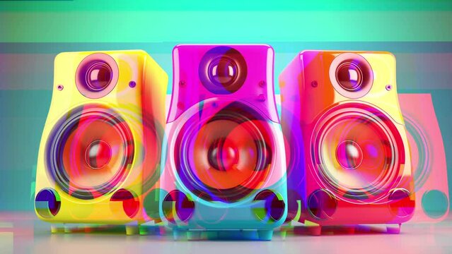 Vintage and retro speakers and audio soundsystems