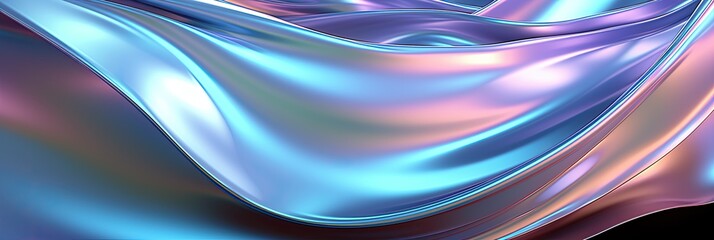 abstract holography background with waves - obrazy, fototapety, plakaty