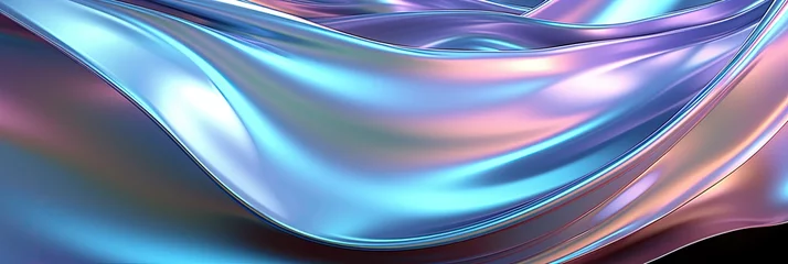 Poster Im Rahmen abstract holography background with waves © nnattalli
