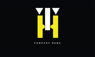 Obraz premium HT, TH, H, T Abstract Letters Logo Monogram