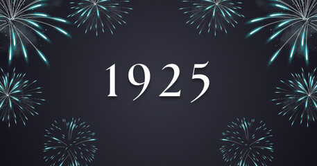 Vintage 1925 birthday, Made in 1925 Limited Edition, born in 1925 birthday design. 3d rendering flip board year 1925.