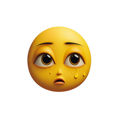 Fototapeta premium Sad emoji