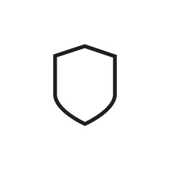 Set of security shield icons, security shields logotypes with check mark and padlock. Security shield symbols. Vector illustration.