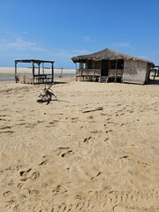 beach hut on the beach