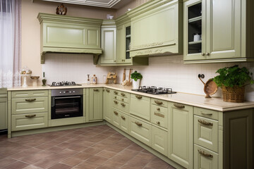modern kitchen interior