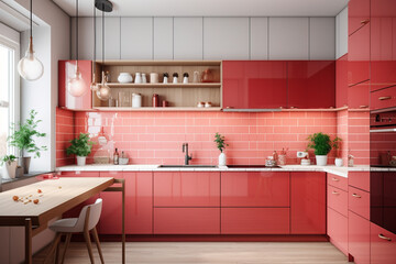 modern kitchen interior