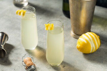Bubbly Boozy French 75 Cocktail