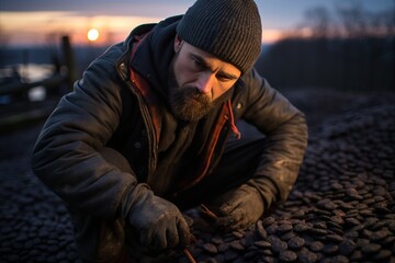 Flexible Tile Roof Installation. Work Process on Frame House - Captivating Reportage