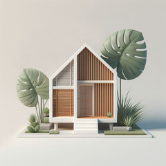 cottage in the garden