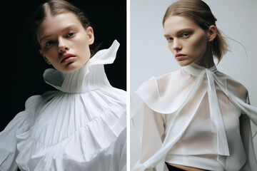 Image makers collaborating on fashion editorials, leaving space for artistic descriptions