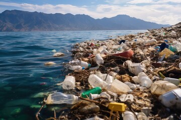 Mountains Of Garbage In The Ocean, Urging To Save It