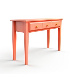 Console table salmon