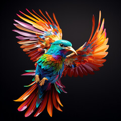 Obraz premium Beautiful picture of bird made with generative Ai