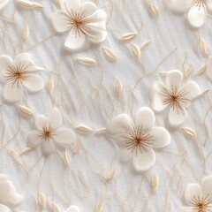 Fototapeta na wymiar Seamless pattern floral texture