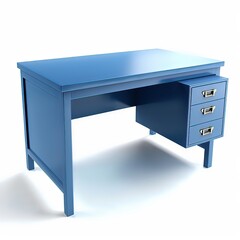 desk blue