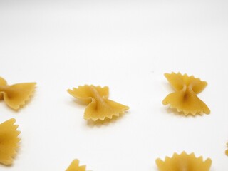 Farfalle Pasta Noodles Uncooked Photography