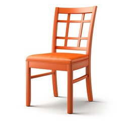 Dining chair orange